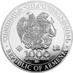 5 Unzen Silbermünze Armenien Arche Noah 2016