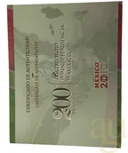 200 Pesos Goldmünze Mexiko Bicentenario 2010 - polierte Platte