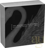 1 Unze Silbermünze Australien Schwan 2024 - polierte Platte