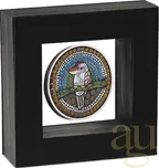 2 Unzen Silbermünze Australien Kookaburra Kaa Kaa 2024 Antik Finish - coloriert