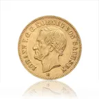 20 Mark Goldmünze Johann König von Sachsen