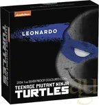 1 Unze Silbermünze Tuvalu Teenage Mutant Ninja Turtles Leonardo coloriert - polierte Platte