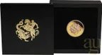 The Perth Mint 125 Jahre Australian Five Sovereign 2024 Goldmünze teilvergoldet - polierte Platte