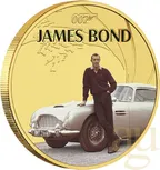 7-Coin-Set Silbermünzen Tuvalu James Bond 007 - Sean Connery 2024 - coloriert - proof