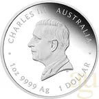 1 Unze Silbermünze Australien Lunar III Schlange 2025 - polierte Platte
