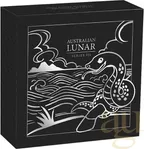1 Unze Silbermünze Australien Lunar III Schlange 2025 - polierte Platte