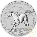1 Unze Silbermünze Australien Brumby 2024