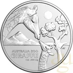 1 Unze Silbermünze Australia Zoo - Giraffe 2024