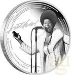 1 Unze Silbermünze Tuvalu Aretha Franklin 2024 - proof coloriert