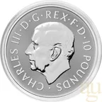 10 Unzen Silbermünze Tudor Beasts Greyhound 2025
