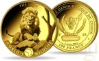 1 Unze Goldmünze Kongo World´s Wildlife - Löwe 2025