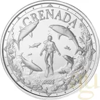 1 Unze Silbermünze EC8 Grenada - Shark Diver 2024