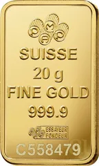 20 Gramm Goldbarren PAMP Fortuna