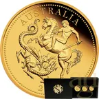 Australien Sovereign 2025 Goldmünzen - polierte Platte - Three Coin Set