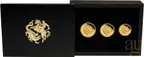 Australien Sovereign 2025 Goldmünzen - polierte Platte - Three Coin Set