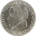 5 DM Silbermünze Eichendorff BRD