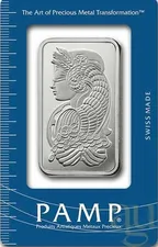 31,1 Gramm Silberbarren PAMP Fortuna