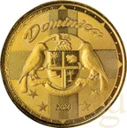 1 Unze Goldmünze EC8 Dominica - Coat of Arms 2024