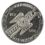5 DM Silbermünze Germanisches Museum BRD