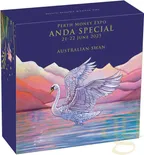 1 Unze Silbermünze Australien Schwan 2025 - polierte Platte