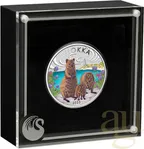 1 Unze Silbermünze Australien Quokka 2025 - coloriert