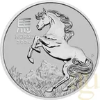 1 Unze Platinmünze Australien Lunar III Pferd 2026