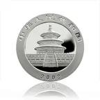 1 Unze Silbermünze China Panda 2002