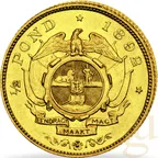 1/2 Pfund Goldmünze Südafrika Ohm Krüger 1892-1897