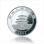 1 Unze Silbermünze China Panda 1998
