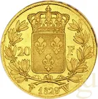 20 Francs Goldmünze Charles X (1825-1830)