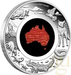 1 Unze Silbermünze Australien Great Southern Land Snakeskin Jasper 2025 - polierte Platte