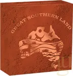 1 Unze Silbermünze Australien Great Southern Land Snakeskin Jasper 2025 - polierte Platte