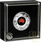 1 Unze Silbermünze Australien Great Southern Land Snakeskin Jasper 2025 - polierte Platte