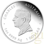 1 Unze Silbermünze Australien Lunar III Pferd 2026 - polierte Platte