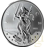 1 Unze Silbermünze Niue Lady Justice 2025