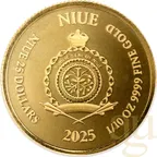 1/10 Unze Goldmünze Niue Lady Justice 2025