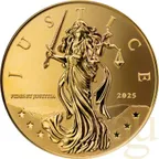 1/10 Unze Goldmünze Niue Lady Justice 2025