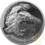 1 Unze Silbermünze Südafrika Odyssey of the Sky Bateleur Eagle 2025 - polierte Platte