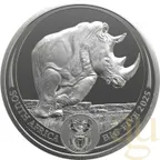 1 Unze Silbermünze Südafrika Big Five Nashorn 2025