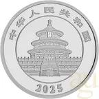 3 Gramm Platinmünze China Panda 2025 proof