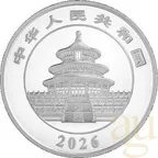 1 Kilogramm Silbermünze China Panda 2026 proof