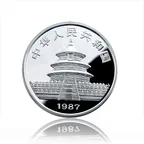 1 Unze Silbermünze China Panda 1987
