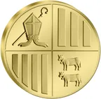 1 Gramm Goldmünze Eagle Andorra