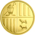 1 Gramm Goldmünze Eagle Andorra
