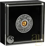 1 Unze Silbermünze Tuvalu Rotating Charm Schlange 2025 - Antik Finish
