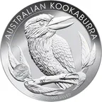 1 Unze Silbermünze Australien Kookaburra 2012 - Privy Mark Drache