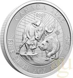2 Unzen Silbermünze Kanada - Bulle und Bär 2025