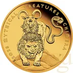 1 Unze Goldmünze Australien Mythical Creatures Chimäre 2025 - polierte Platte