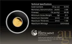 0,5 Gramm Goldmünze Australien Mini Känguru 2025