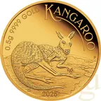 0,5 Gramm Goldmünze Australien Mini Känguru 2025